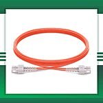 Multimode SC SC Duplex LSZH OM2 Fiber Optic Patch Cord - Image 2