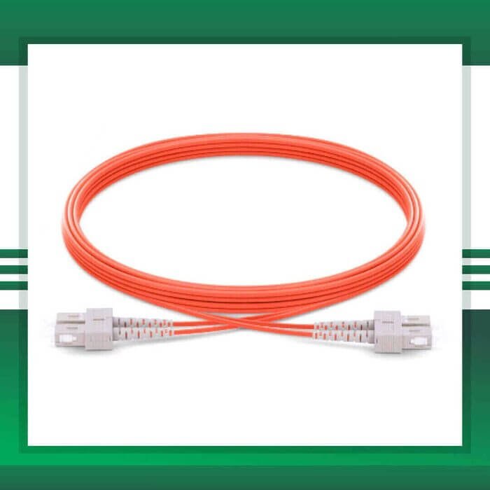 Multimode SC SC Duplex LSZH OM2 Fiber Optic Patch Cord - Image 2