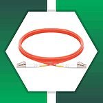 LC UPC Duplex OM2 Fiber Optic Patch Cord Multimode LSZH - Image 4