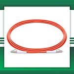 LC to LC UPC om2 Patch Cord Fiber Optic Multimode Simplex LSZH - Image 2