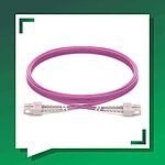 SC to SC UPC OM4 Duplex Fiber Optic Patch Cord Multimode LSZH - Image 5