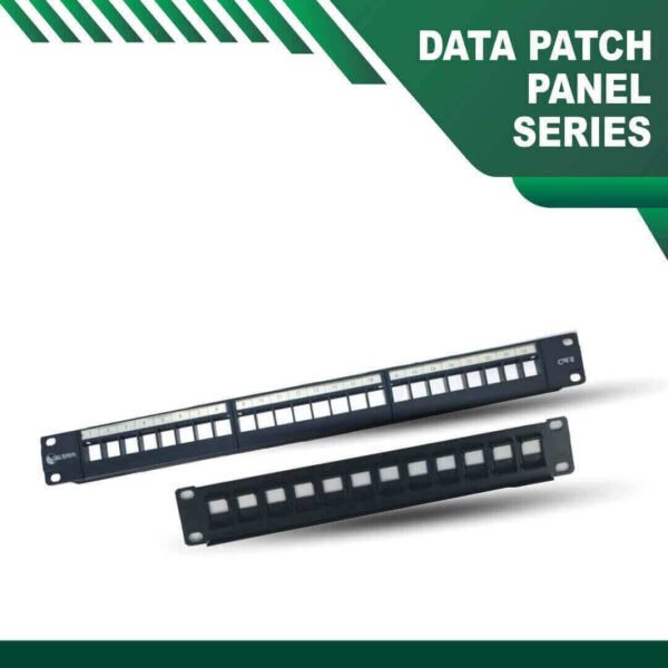 data patch panel 24 port cat6 19 inch Unloaded - Image 3