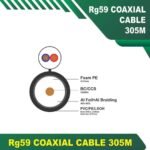 Rg59 Coaxial Cable with 2core Power Cable 305m - Image 4