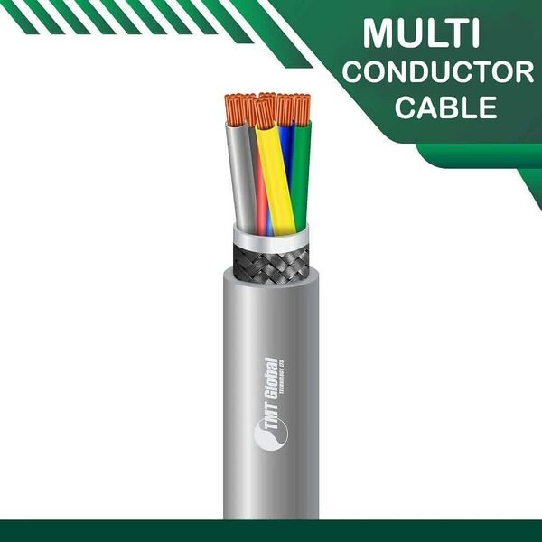 6 core Multi conductor cable braid shielded 16 to 24 awg 305m - Image 2