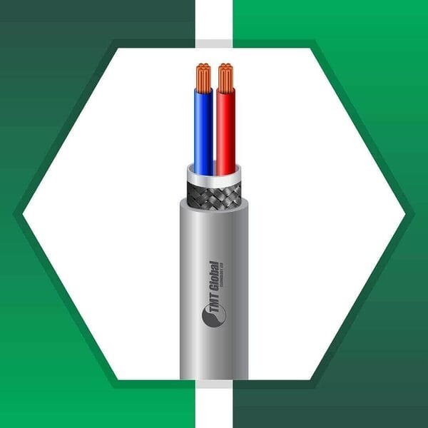 2 core BMS cable braid shielded 16 to 24 awg 305m - Image 8