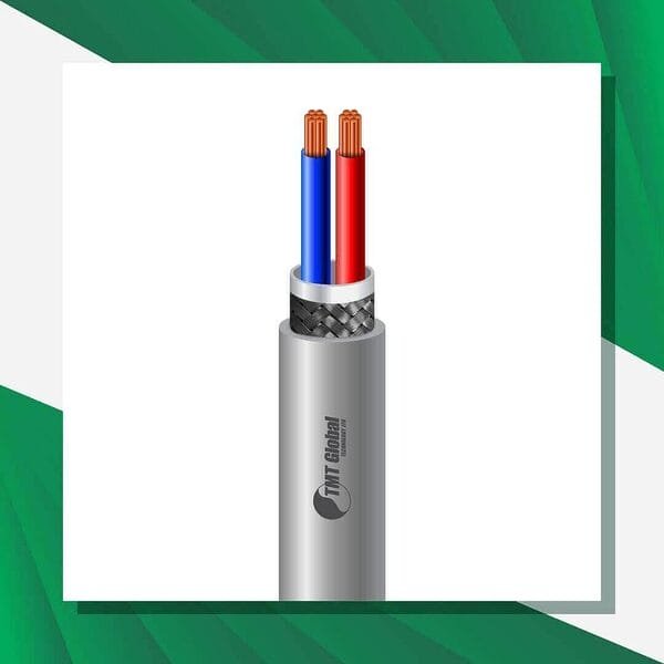 2 core BMS cable braid shielded 16 to 24 awg 305m - Image 6