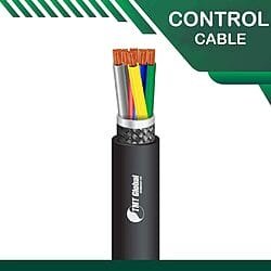6 core control cable braid shielded PE outdoor 10 to 24 awg 305m