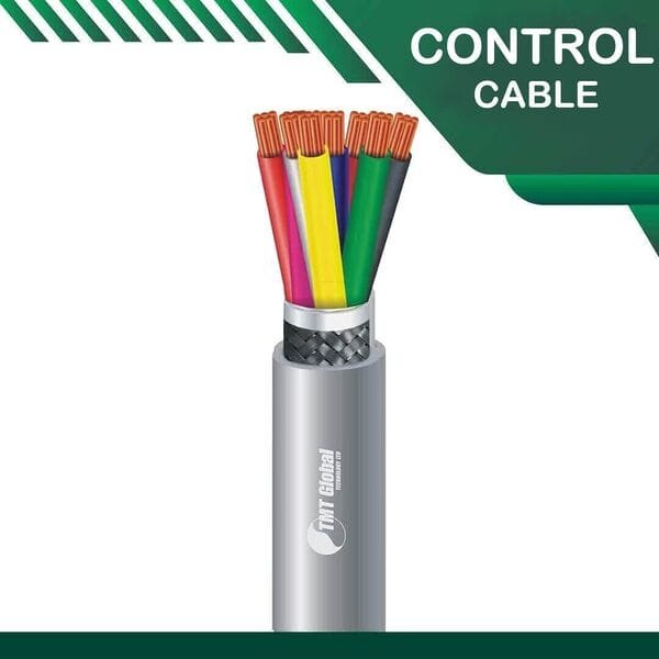 8 core control cable braid shielded pvc 10 to 24 awg 305m