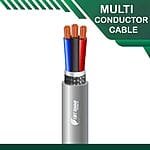 3 core Multi conductor cable braid shielded 16 to 24 awg 305m