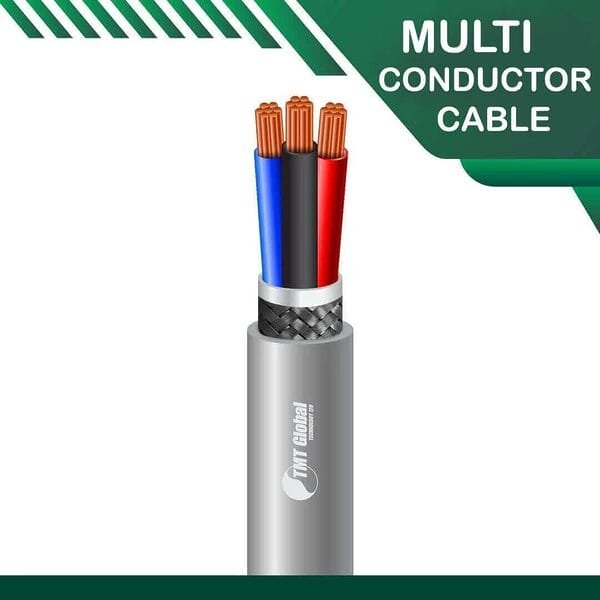 3 core Multi conductor cable braid shielded 16 to 24 awg 305m - Image 2