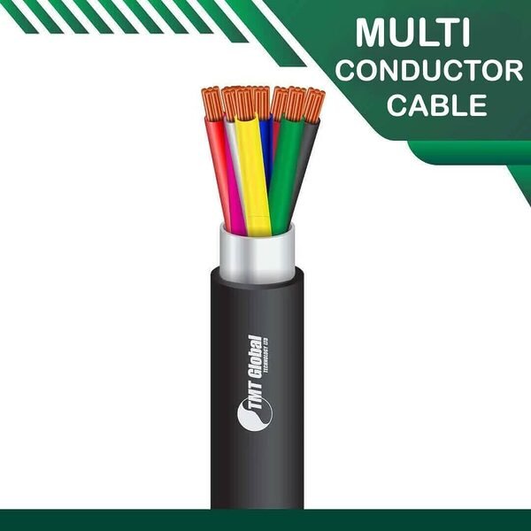 8 core Multi conductor cable PE shielded outdoor 16 to 24 awg 305m - Image 2