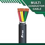 8 core Multi conductor cable PE braid shielded outdoor 16 to 24 awg 305m