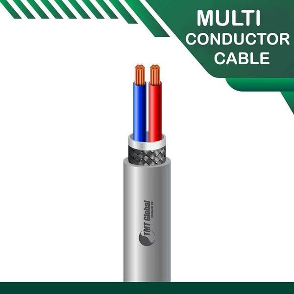 2 core Multi conductor cable braid shielded 16 to 24 awg 305m - Image 2