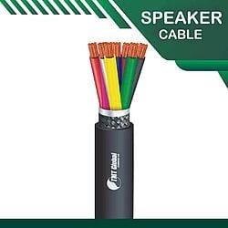 8 core Speaker cable braid shielded PE outdoor 10 to 20 awg 305m