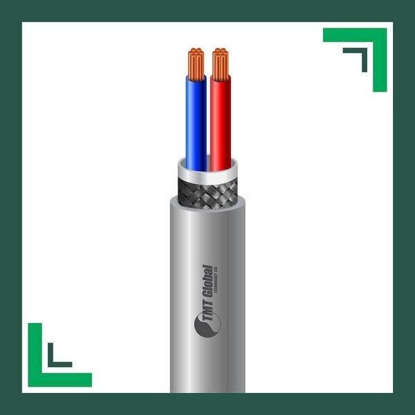 2 core Speaker cable braid shielded 10 to 20 awg 305m - Image 2