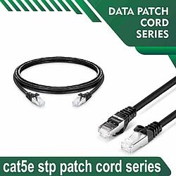 Cat5e stp 5X4SBKXX Black Patch cord 24 awg 0.06cm-100 meter Cat5e stp 5X4SMKXX Black Patch cord 24 awg 0.06cm-100 meter