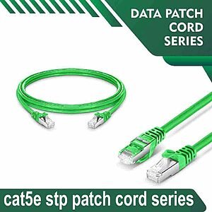 Cat5e stp 5X4SBNXX Green Patch cord 24 awg 0.06cm-100 meter Cat5e stp 5X4SMNXX Green Patch cord 24 awg 0.06cm-100 meter
