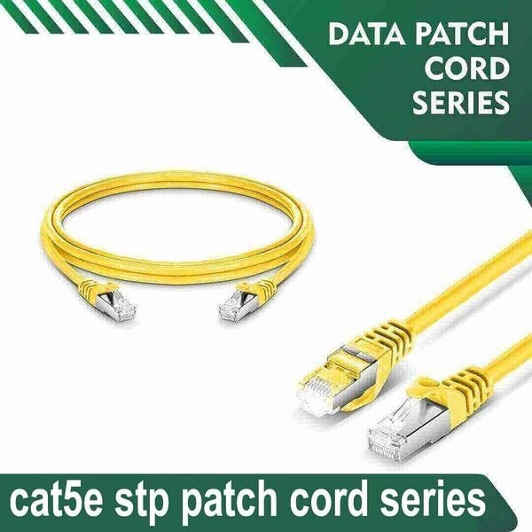 Cat5e stp 5X4SBYXX Yellow Patch cord 24 awg 0.06cm-100 meter Cat5e stp 5X4SMYXX Yellow Patch cord 24 awg 0.06cm-100 meter