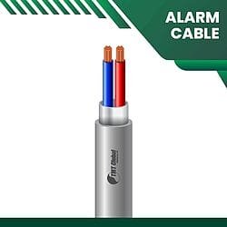 2 core Alarm cable shielded 16 to 24 awg 305m