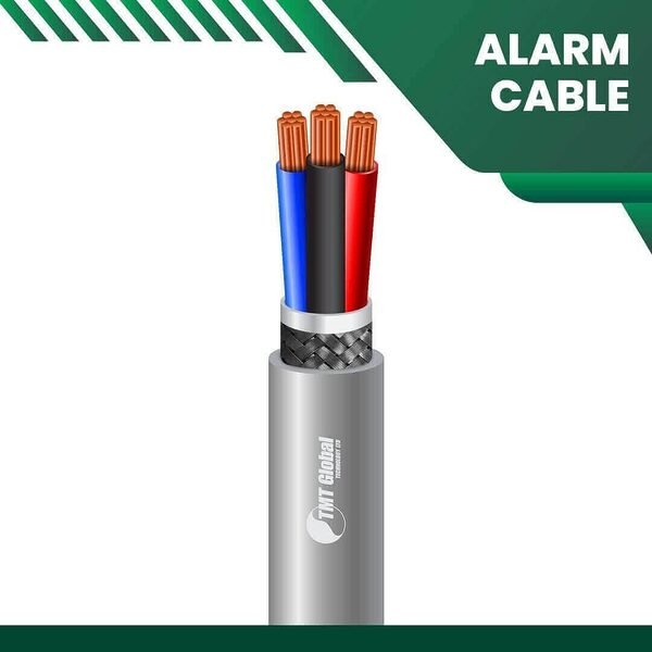 3 core Alarm cable braid shielded 16 to 24 awg 305m