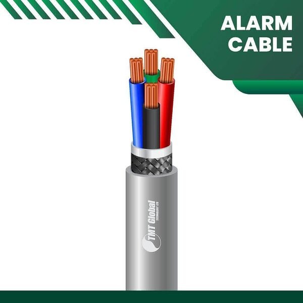 4 core Alarm cable braid shielded 16 to 24 awg 305m
