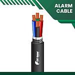 4 core Alarm cable braid shielded PE outdoor 16 to 24 awg 305m