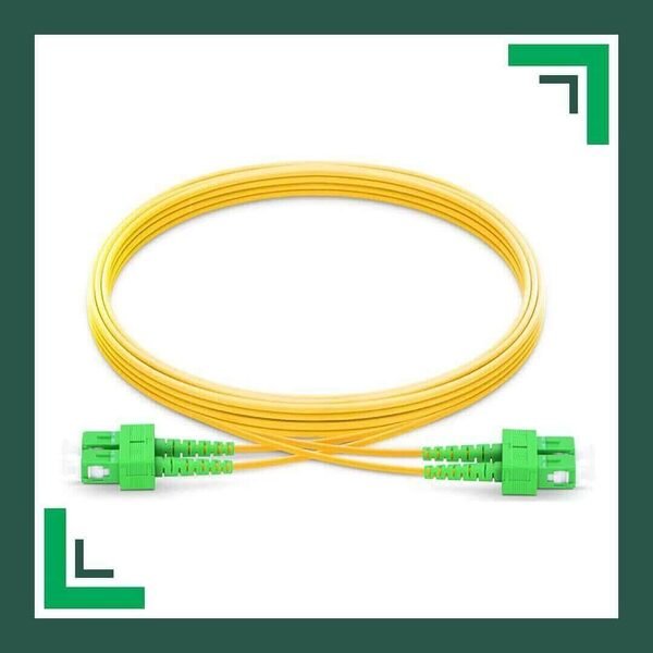 sc to sc apc duplex fiber patch cord lszh single mode 1-100 meter - Image 3