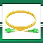 sc to sc apc duplex fiber patch cord lszh single mode 1-100 meter - Image 2