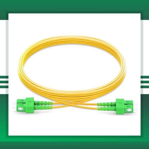 sc to sc apc duplex fiber patch cord lszh single mode 1-100 meter - Image 2