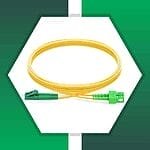 Fiber Optic Patch Cord Single Mode SC-LC-APC Duplex LSZH