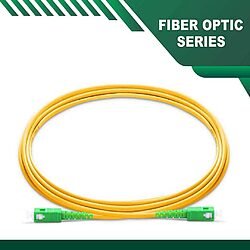 sc to sc apc simplex fiber patch cord lszh single mode 1-100 meter