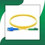 lc apc to sc upc duplex fiber patch cord lszh single mode 1-100 meter - Image 3