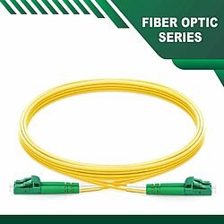 lc to lc apc duplex fiber patch cord lszh single mode 1-100 meter