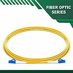 lc to lc upc simplex fiber patch cord lszh single mode 1-100 meter