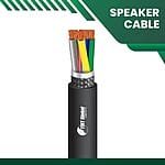 6 core Speaker cable braid shielded PE outdoor 10 to 20 awg 305m