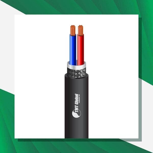 2 core Speaker cable braid shielded PE outdoor 10 to 20 awg 305m - Image 3