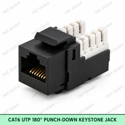 Cat6 UTP 180deg Punchdown Keystone Jack by TMT Global