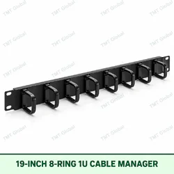 19-inch 8-ring 1U cable manager by TMT Global