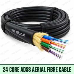 24-core OS2 ADSS aerial self-supporting fibre cable, TMT Global