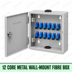 12-core metal wall-mount SC fibre box, TMT Global