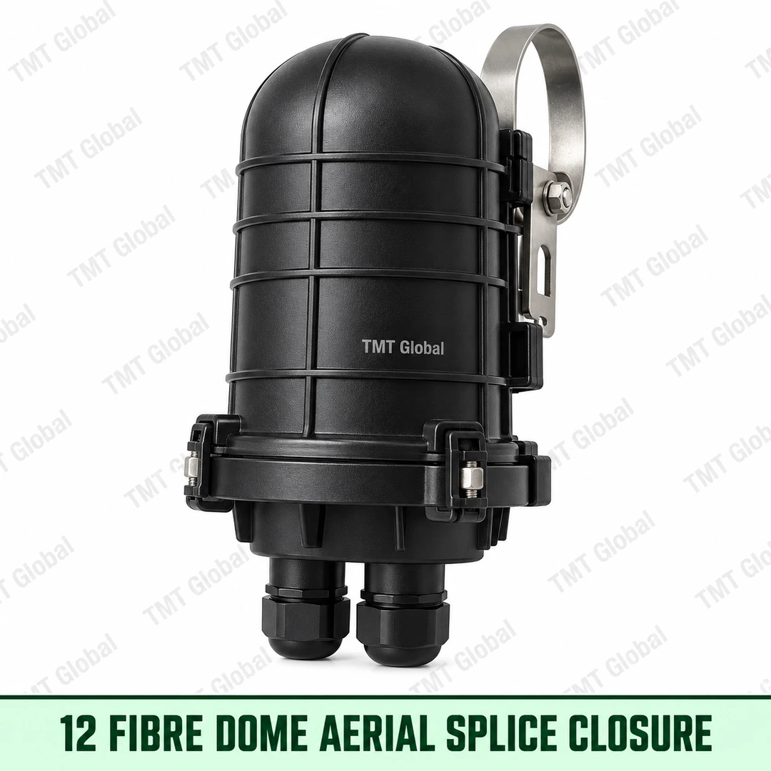 12-fibre dome aerial splice closure, TMT Global 12-fibre dome aerial splice closure, TMT Global