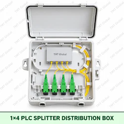 1x4 PLC splitter fibre distribution box, TMT Global