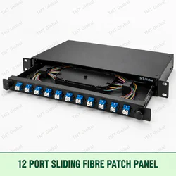 12-port sliding fibre patch panel, TMT Global