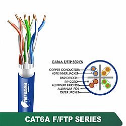 CAT6A F/FTP LSZH Network Cable 24 AWG 4 Pair 305 m – 6A436MLX Series