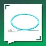 Fiber Pigtail OM3 Multi Mode LC-UPC Connector LSZH 1m