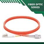 sc to Lc upc duplex om2 fiber patch cord lszh multimode 1-100 meter