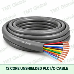 TMT Global 12 core unshielded PLC I/O cable, with 12 visible copper conductors.