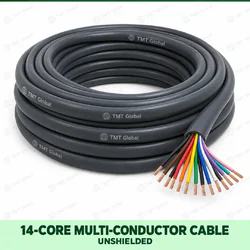 TMT Global 14 core unshielded multi-conductor cable, with 14 individually insulated copper conductors.