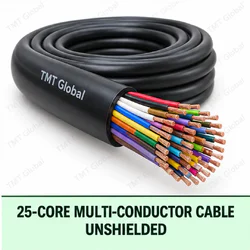 TMT Global 25 core unshielded multi-conductor cable, with 25 individually insulated copper conductors.