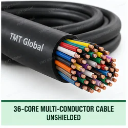 TMT Global 36 core unshielded multi-conductor cable, with 36 individually insulated copper conductors.